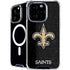 NFL New Orleans Saints Distressed iPhone 16 Pro MagSafe Case